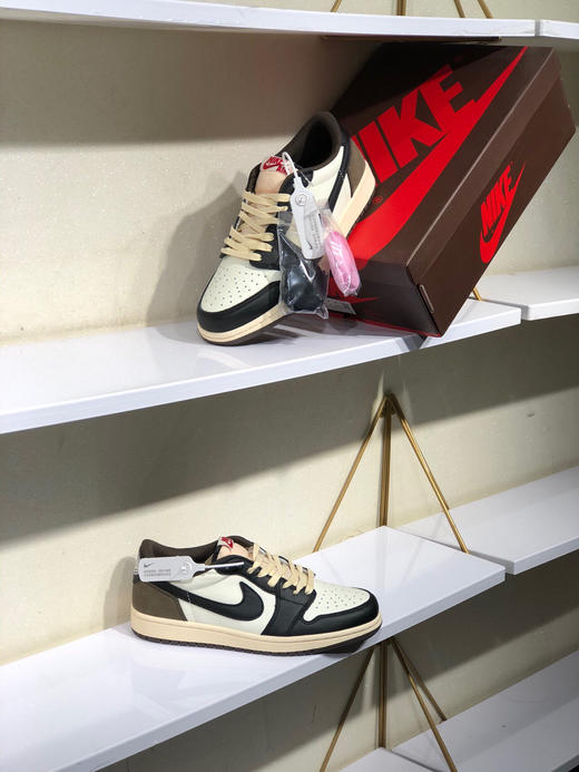 夏日特惠💰430 公司级 # Travis Scott x Air Jordan AJ1 Low OG SP TS联名倒勾低帮 商品图8