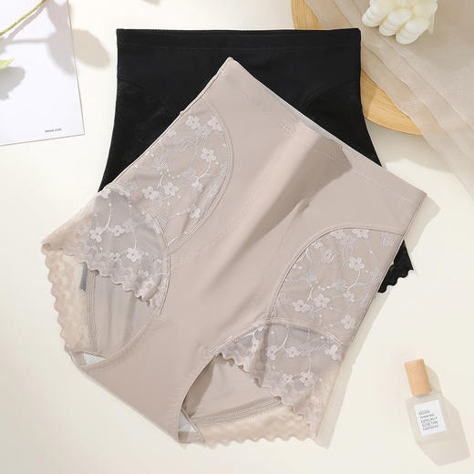 【高腰收小肚子】裸感无痕塑身裤女塑型收腹翘臀显瘦轻薄透气浅月塑身裤 商品图5