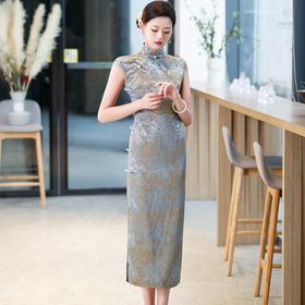 无袖改良盘扣，复古年轻款旗袍YM8073