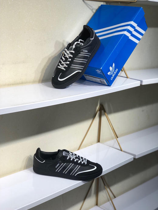 夏日特惠💰350 WALES BONNER x adidas originals Samba 头层真马毛 徳训 耐磨低帮板鞋 男女同款 商品图8