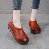 YR 1787头层牛皮复古乐福鞋单鞋真皮一脚蹬软底休闲鞋 商品缩略图3