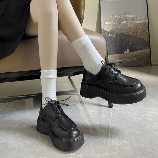 Hawdweke-新款英伦风一脚蹬乐福鞋系列绑带多款式可选 商品图8