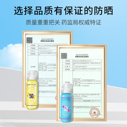 BodyInJoy/花果里防晒喷雾  SPF50+PA+++【狼人杀IP联名款】88ml  全身防紫外线 效期20261024 商品图3