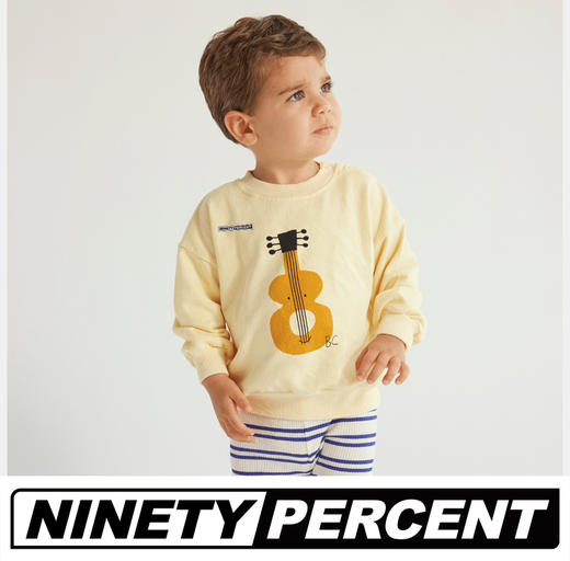 NINETYPERCENT 潮牌卫衣薄搞怪婴儿服长袖纯棉新出生宝宝连体衣服 商品图0