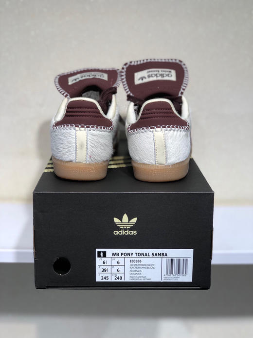 夏日特惠💰350 WALES BONNER x adidas originals Samba 头层真马毛 徳训 耐磨低帮板鞋 男女同款 商品图6