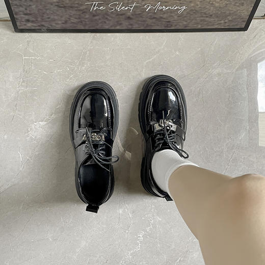 Hawdweke-新款英伦风一脚蹬乐福鞋系列绑带多款式可选 商品图7