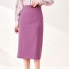 职业后开叉西装裙女20024春装新款高腰包臀中长款A字裙6509 商品缩略图1