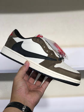 夏日特惠💰430 公司级 # Travis Scott x Air Jordan AJ1 Low OG SP TS联名倒勾低帮