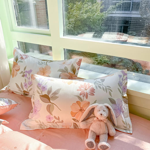 利路米家纺24年春季新款全棉印花四件套   暖意 商品图4