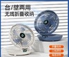 【即是桌面风扇！也是璧扇/循环扇】高速快充式USB电风扇家用收纳壁挂免打孔折叠台式桌面空气循环扇，无线束缚，不受电源、距离、空间约束，随心移动，清爽自然风时刻围绕身边。ry 商品缩略图0