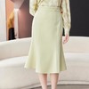 半身裙女2024春装新款高腰显瘦鱼尾裙中长款包臀裙1780 商品缩略图1