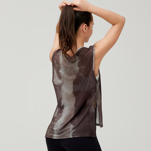 IYOGA  2024美式复古水墨外穿背心罩衫  T064 商品图6