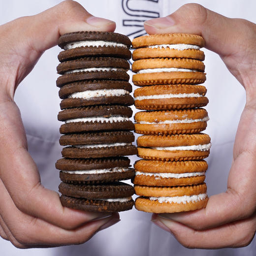 【超好吃！奶油夹心饼干】美味饱腹且能量满满，多种口味，巧克力+柠檬+牛奶+香蕉，老式怀旧独立包装整箱早餐饼干休闲零食 商品图2