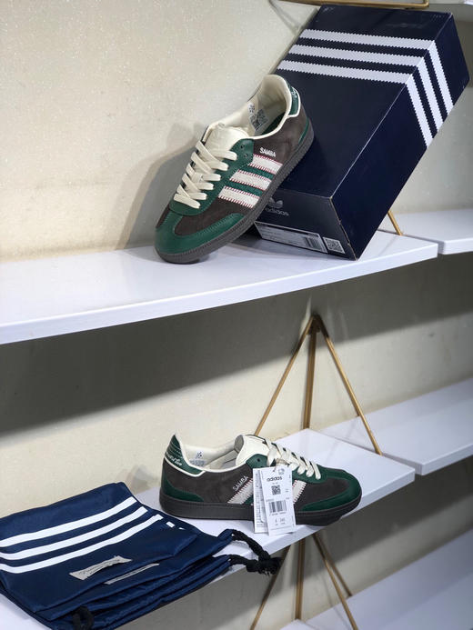 夏日特惠💰350 WALES BONNER x adidas originals Samba 头层真马毛 徳训 耐磨低帮板鞋 男女同款 商品图8