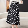 波点半身裙女2024春装新款中长款A字裙大摆裙气质伞裙1779 商品缩略图2