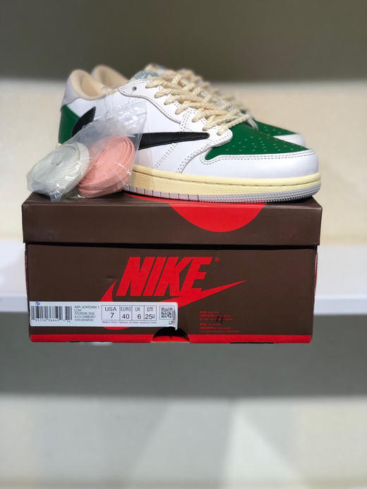 夏日特惠💰430 公司级 # Travis Scott x Air Jordan AJ1 Low OG SP TS联名倒勾低帮 商品图4