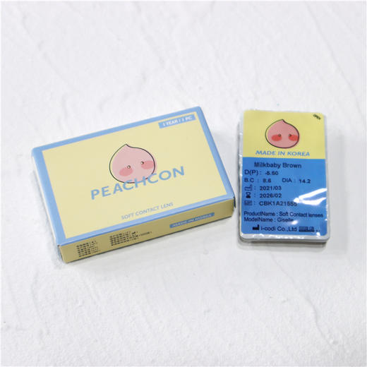 Peachcon Milkbaby Brown奶包棕 年抛直径14.2mm日常美瞳 棕色 商品图1