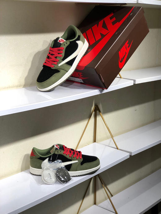 夏日特惠💰430 公司级 # Travis Scott x Air Jordan AJ1 Low OG SP TS联名倒勾低帮 商品图8