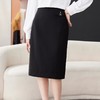 开叉半身裙女2024春装新款高腰显瘦西装裙中长款包臀裙1770 商品缩略图2