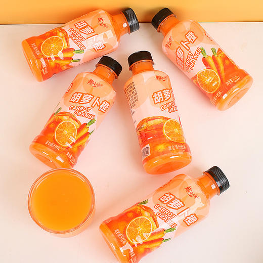 【19.9抢8瓶！0脂肪胡萝卜橙】胡萝卜民间美称“小人参”，营养丰富，酸酸甜甜，好喝的有点过分！果汁饮料310ml/整箱每日芒果鲜橙草莓汁网红饮品特价混合味 商品图3
