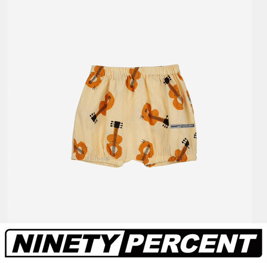 NINETYPERCENT 潮牌搞怪小提琴婴儿服裤子纯棉新出生宝宝连体服 商品图0