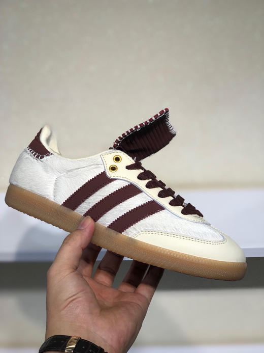 夏日特惠💰350 WALES BONNER x adidas originals Samba 头层真马毛 徳训 耐磨低帮板鞋 男女同款 商品图0