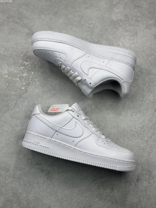 夏日特惠💰300 官方同步 Nike Air Force 1 Low '07 “全白”低帮空军一号休闲板鞋 商品图4