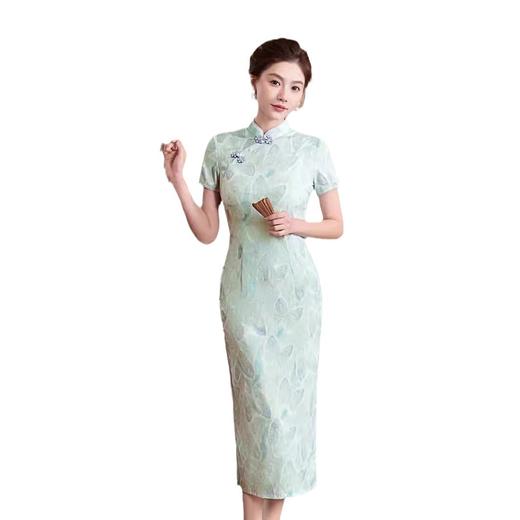 GSJ-864新式旗袍改良版年轻款少女复古民国风气质高端长款老上海性感优雅 商品图4