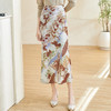 米思阳2026春季新款别致复古印花半身裙高腰修身原创一步裙女1075 商品缩略图0