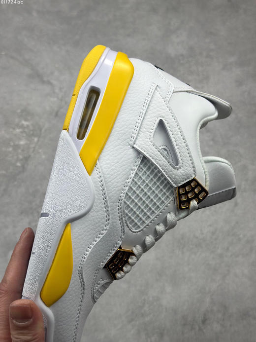 夏日特惠💰430 Air Jordan 4 Retro OG"White/Cement"AJ4代中帮复古休闲运动文化篮球鞋 商品图5