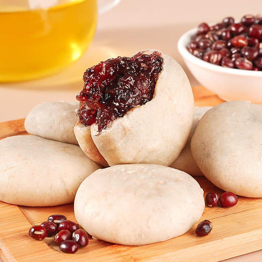 【营养健康！血糯米红豆山药饼】不单独添加蔗糖，软软糯糯，饱腹又美味，传统糕点独立包装紫米代餐早餐解馋零食糕点 商品图2