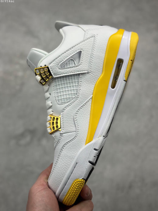 夏日特惠💰430 Air Jordan 4 Retro OG"White/Cement"AJ4代中帮复古休闲运动文化篮球鞋 商品图6