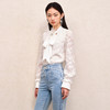 精致复古提花百搭衬衫优雅温柔风衬衣秋装上衣女MS88TP503A10 商品缩略图0