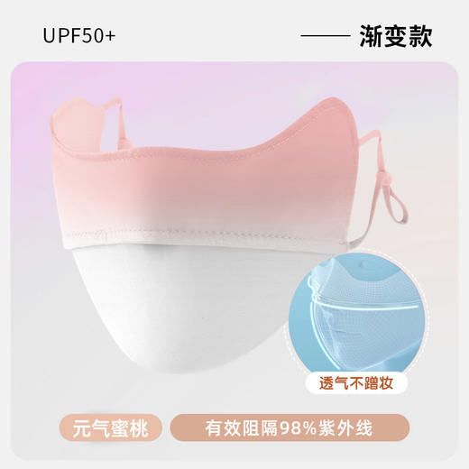 【触肤冰凉，隔热降温！】冰丝防晒口罩女护眼角防紫外线，透气面罩遮脸护脸可水洗高颜值薄款-QQ 商品图8