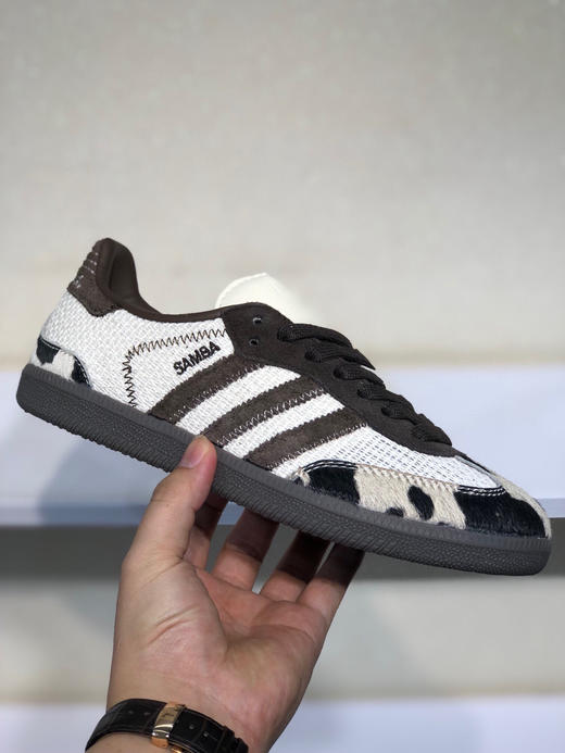 夏日特惠💰350 WALES BONNER x adidas originals Samba 头层真马毛 徳训 耐磨低帮板鞋 男女同款 商品图0