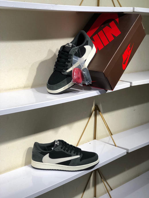 夏日特惠💰430 公司级 # Travis Scott x Air Jordan AJ1 Low OG SP TS联名倒勾低帮 商品图8