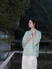 盛唐婧 |淡翠绿国风提花上衣[特价品] 商品缩略图1