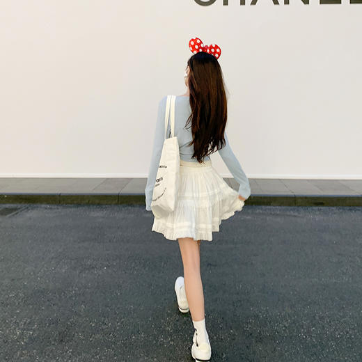 <曾小咸推荐>现货秒杀！微信超特价！【气质输出】蓝色蕾丝绑带长袖 日常119.99 立减60 秒杀59.99！短袖秒杀49.99！！ 商品图6