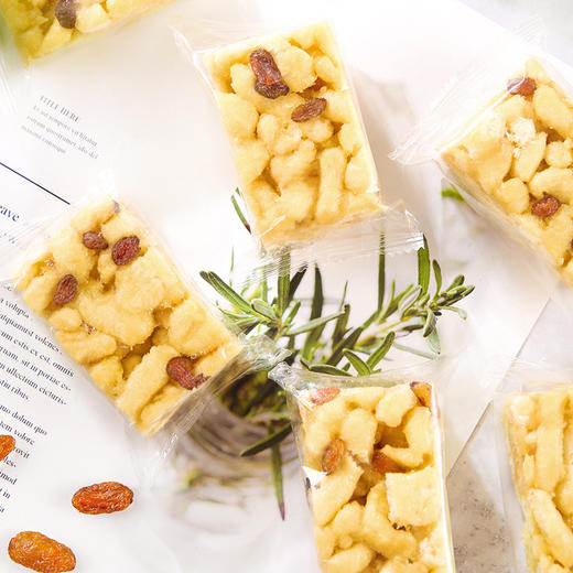 【软糯香甜！葡萄干沙琪玛】营养健康，老少皆宜！搭配牛奶更美味，整箱办公室零食休闲传统糕点点心软糯萨其马特产食品 商品图3