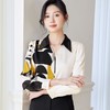 印花雪纺衫女上衣2024春装新款大码洋气小衫长袖女衬衣0599 商品缩略图0