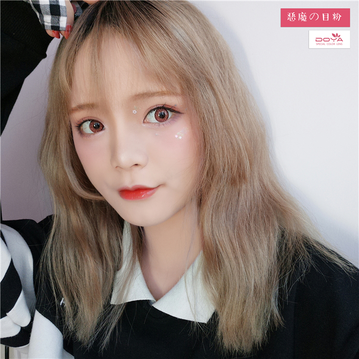 DOYA 恶魔之目粉色美瞳