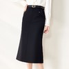 开叉半身裙鱼尾裙女2024春装新款高腰显瘦中长裙包臀裙6516 商品缩略图1
