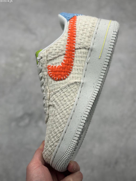 夏日特惠💰460 爆款 官方同步ID定制 原装版本 Nike Air Force 1 Low '07 “米白红” 低帮空军一号休闲板鞋 商品图6