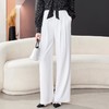 白色阔腿裤女2024春装新款显瘦直筒裤垂感气质女长裤1796 商品缩略图0