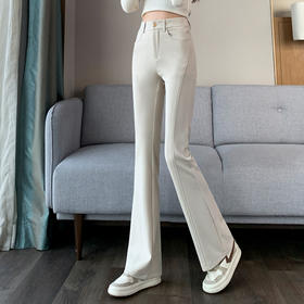 NYL-6509微喇西装裤春夏新款高腰显瘦垂感高级感紧身喇叭裤