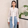 精致复古提花百搭衬衫优雅温柔风衬衣秋装上衣女MS88TP503A10 商品缩略图2