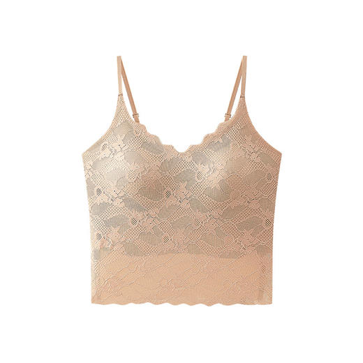 新品《再也不怕胸下垂》飘逸轻盈的蕾丝，果冻BRA 软而有型支撑，轻松聚拢上托，再现窈窕身姿。没有钢圈的束缚，一字美背，双C提拉，舒适透气的质感，让美背更自由呼吸，尽显自信美态！ 商品图7