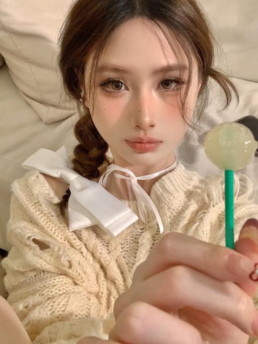 Woolilens旗下 | 财神爷&花花世界 | 14.2mm白狮参考着色中等直径  日抛  一盒十片装 商品图4