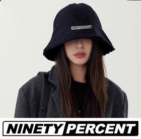 NINETYPERCENT 嘻哈潮牌遮阳防晒渔夫帽大帽檐男女同款帽