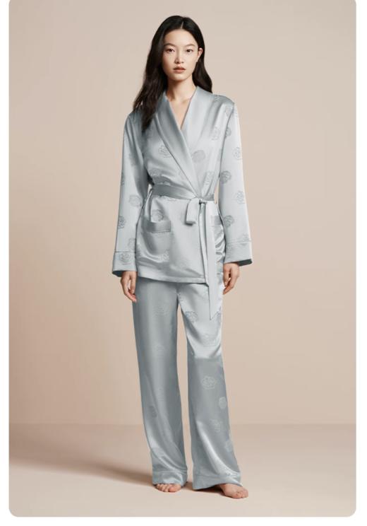 凤凰之家”玫瑰晨露“真丝家居三件套 商品图0